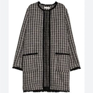 H&M Textured Weave Coat